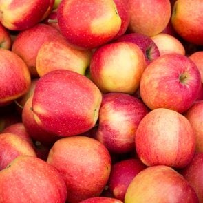 Closeup to Pink Apples