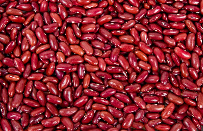 background of red kidney beans