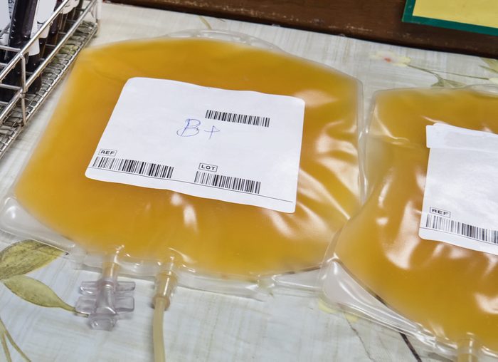Bag of Platelets, donation of platelets