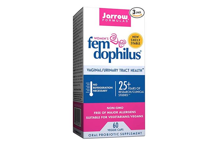 Jarrow Formulas Fem-Dophilus for Vaginal and Urinary Tract Health.