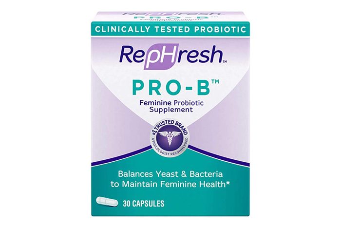 RepHresh Pro-B Probiotic Supplement for Women.