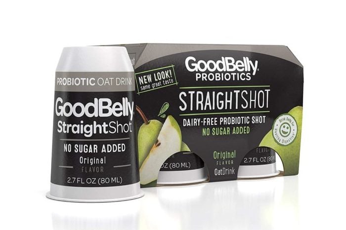 Goodbelly, Probiotic Straight Shot Organic, 2.7 Fl Oz, 4 Pack.