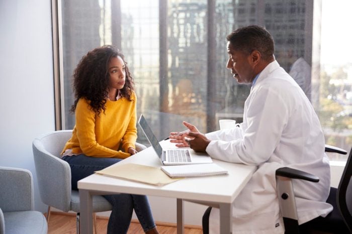 doctor and patient meeting consultation
