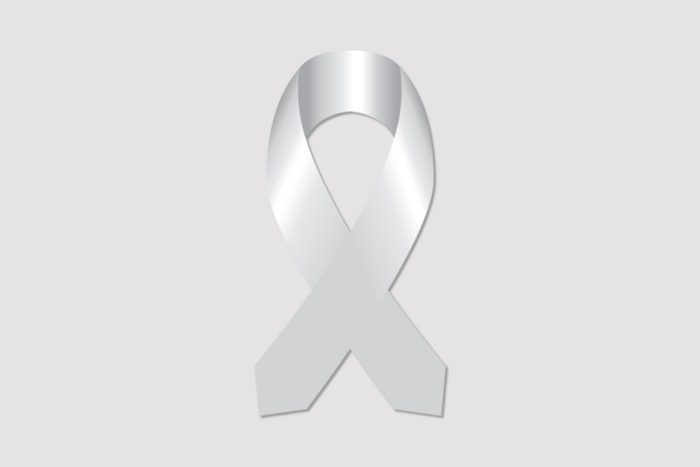 grey cancer ribbon for brain