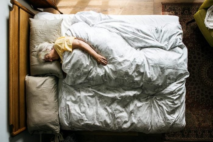 sleep elderly bed overhead alzheimer's disease