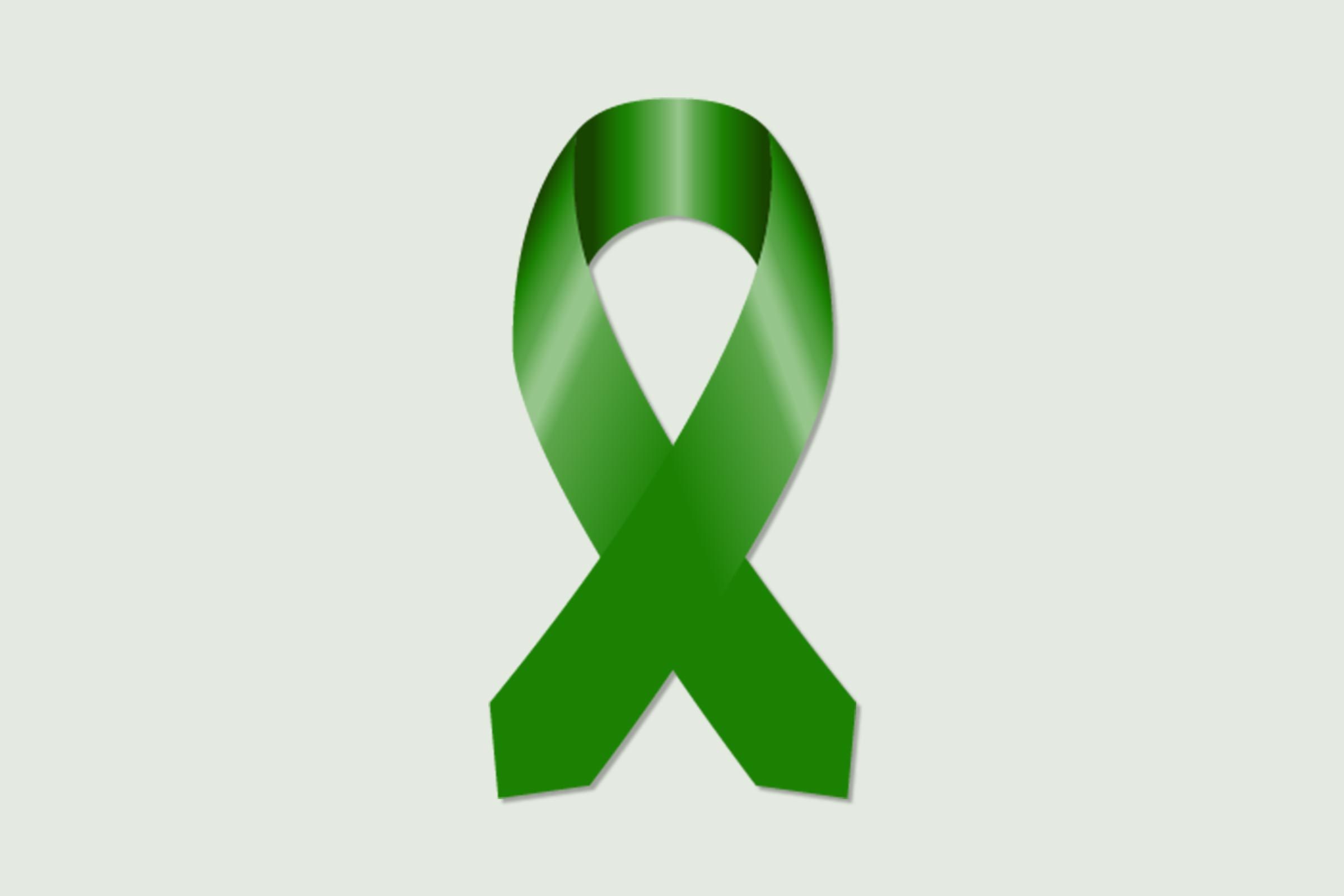 green ribbon for liver cancer