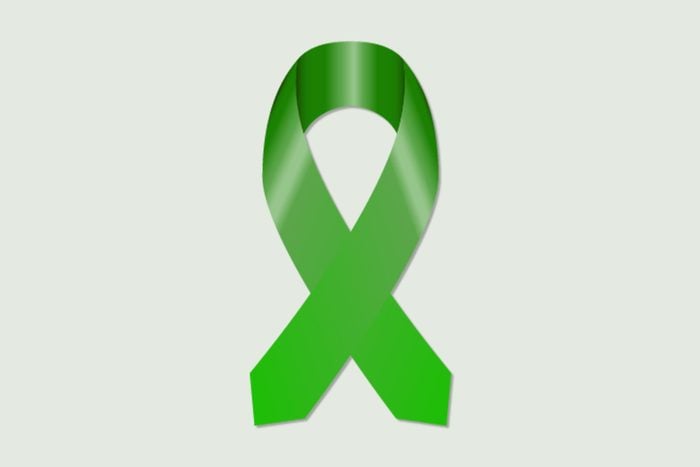 lime green cancer ribbon for lymphoma
