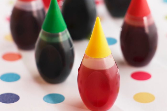 food coloring artificial dyes