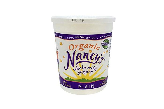Expect More Nancy's Organic Plain Whole Milk Yogurt 32 oz pack of 6