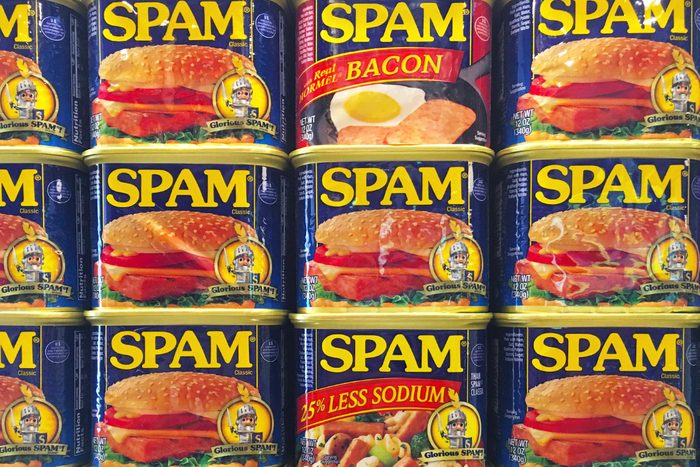 spam cans meat