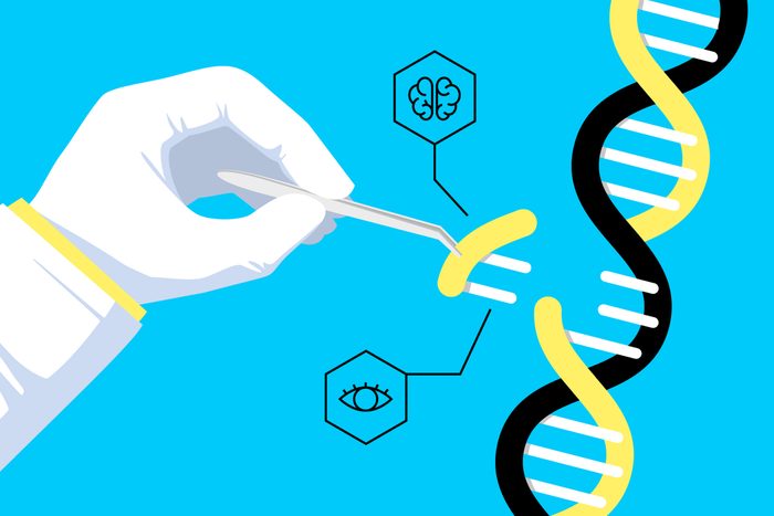 DNA/genes illustration concept