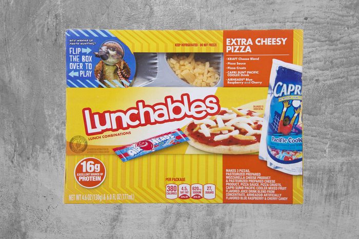 lunchables packed children's meal package