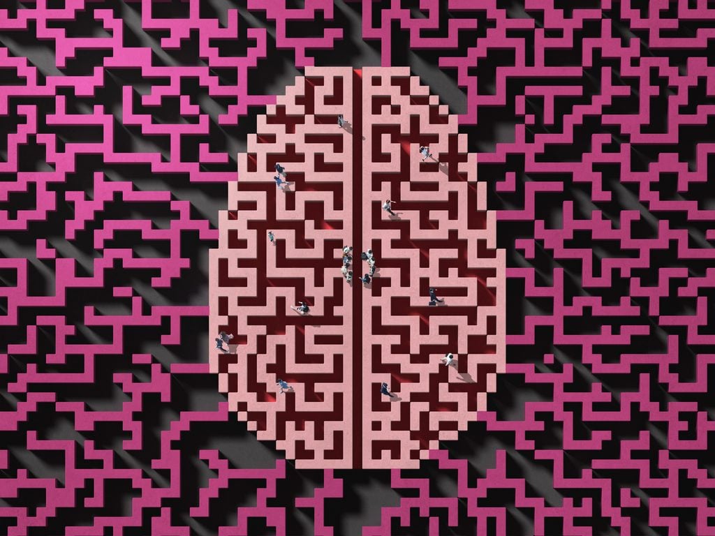 brain maze concept