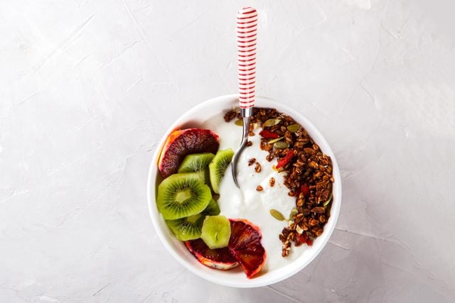 yogurt with fruit toppings