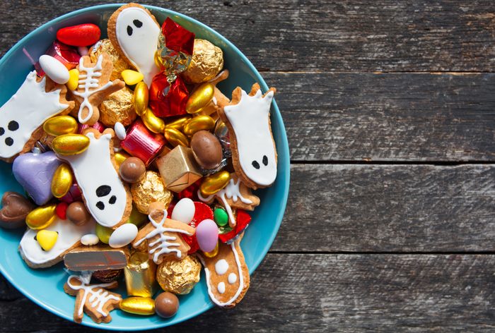 Trick or Treat - Halloween Jack o Lantern candy bowl 
