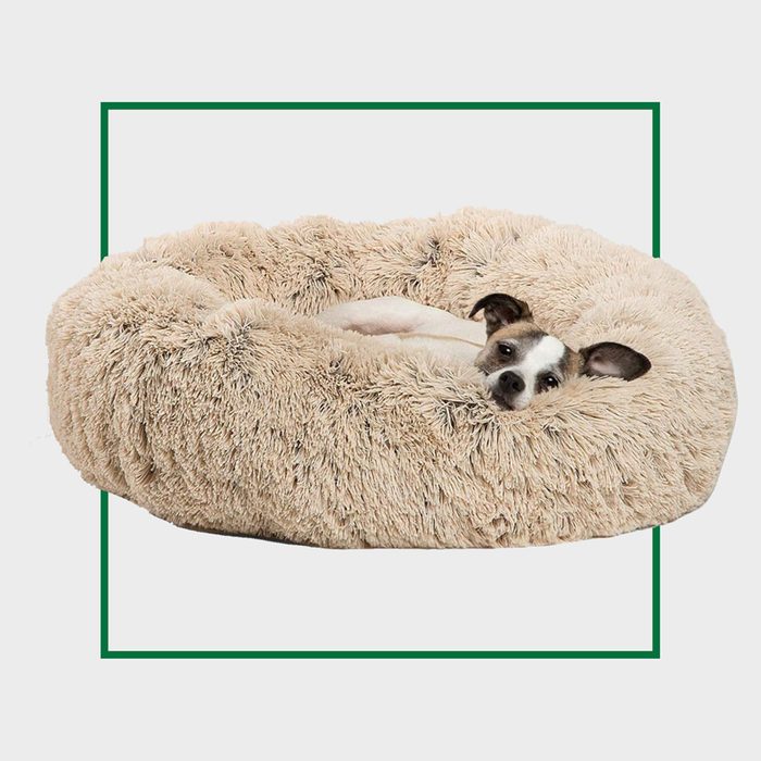 Best Friends by Sheri Calming Donut Cat and Dog Bed