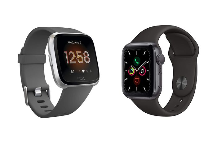 Apple Watch and fitbit