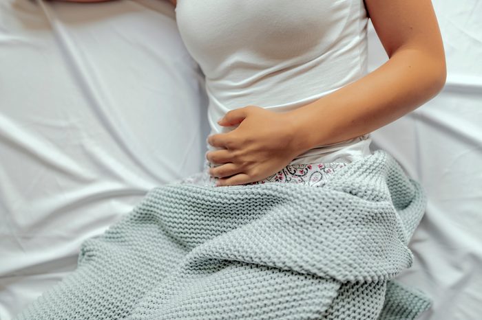 stomach pain after sex