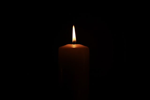 candle light memorial concept