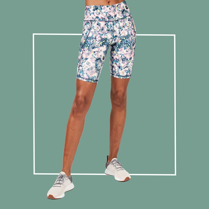 sweaty betty floral biker shorts