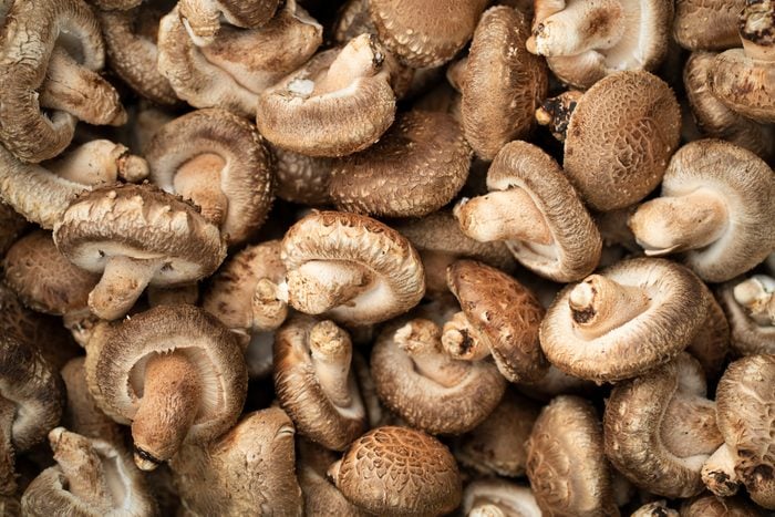 mushrooms full frame