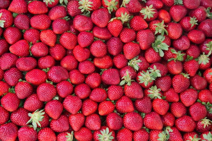 strawberries full frame
