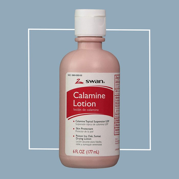 swam calamine lotion