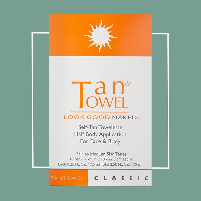 tan towel self tanning towlettes