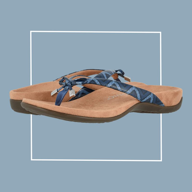 Great-Looking Flip-Flops with Amazing Cushioning and Biomechanical Arch to Support feet and Provide Relief from Heel Pain and Other Common Foot Complaints FootActive Tiki Girl Orthotic Flip-Flops 