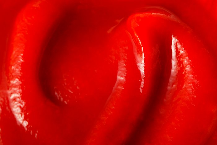 ketchup close up macro shot