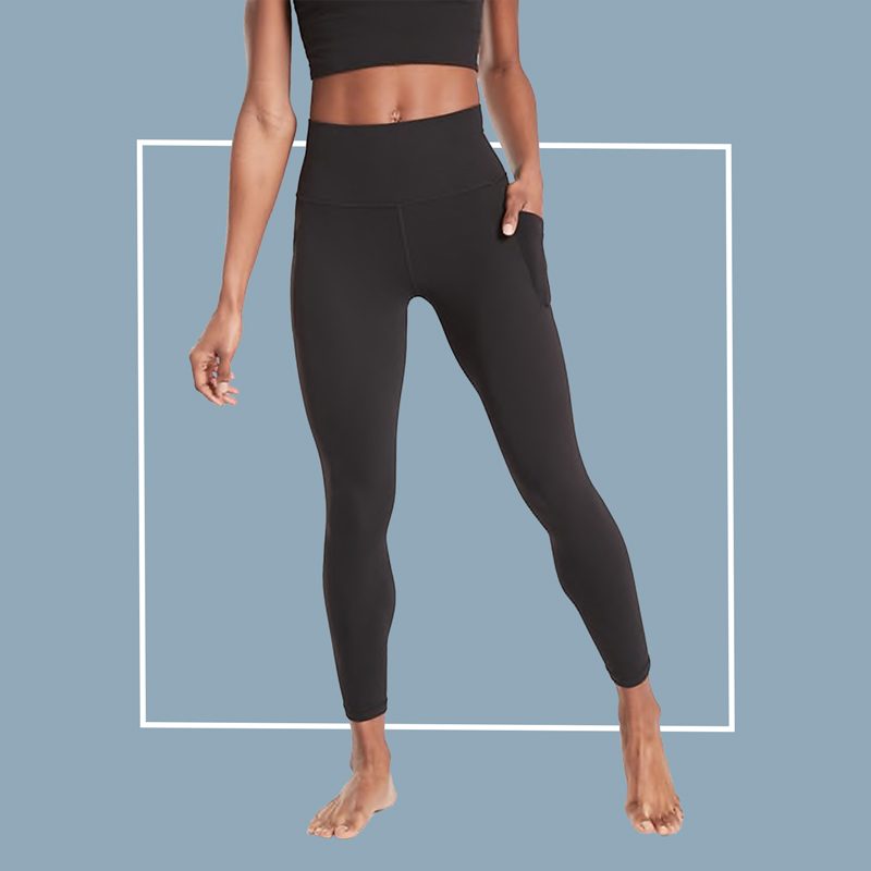 Thick Waist Band Yoga Active Wear Leggings w/ pockets-bone – Bodied Clothing