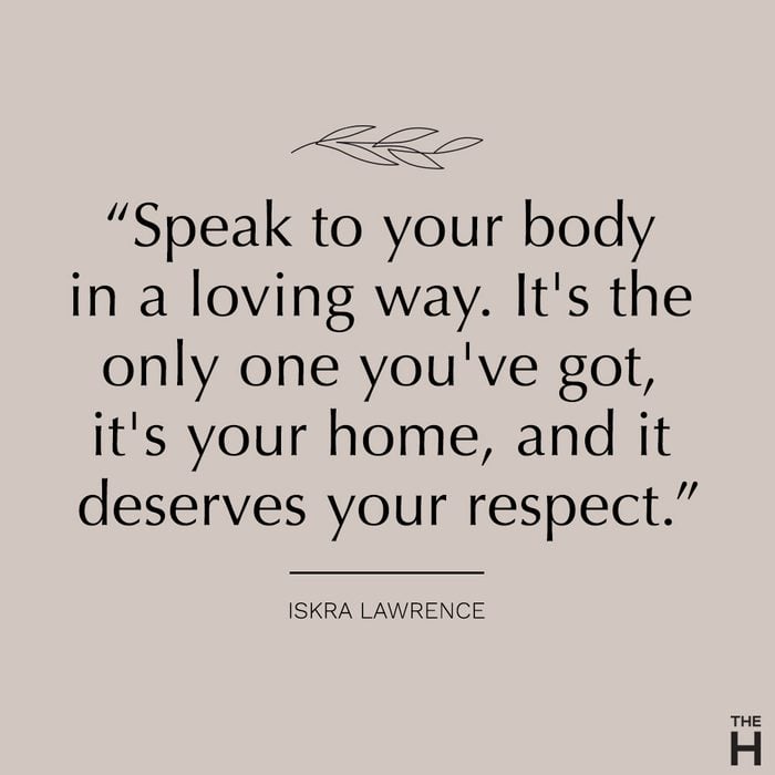 iskra lawrence body positive quote