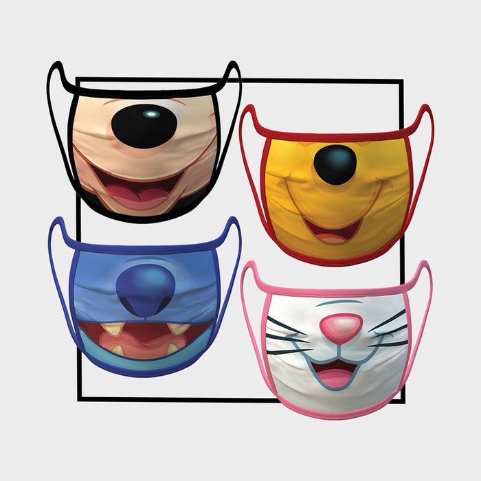 Disney Cloth Face Masks 4-Pack Set