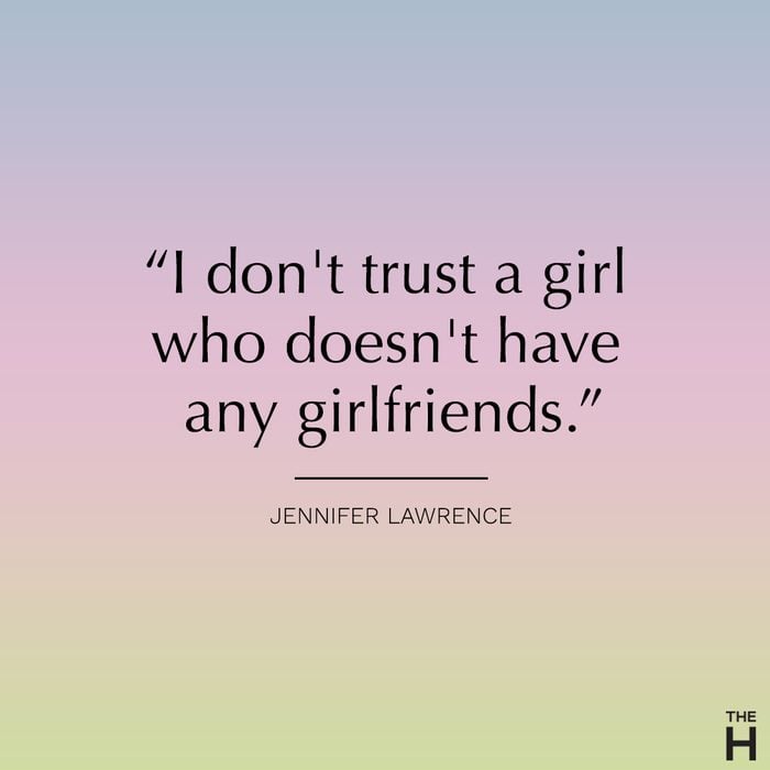 jennifer lawrence funny friendship quote
