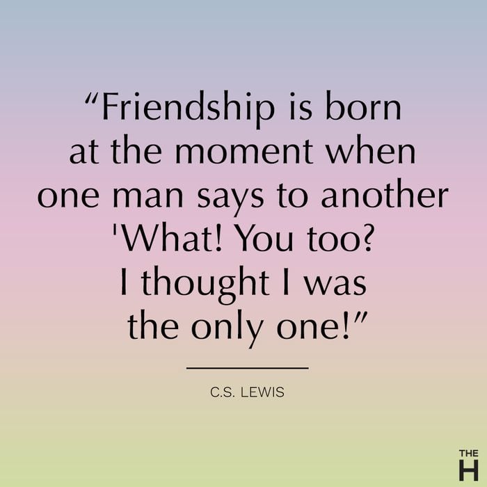 C.S. lewis funny friendship quote