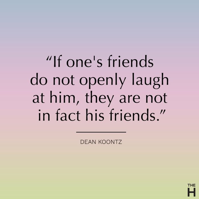 dean koontz funny friendship quote