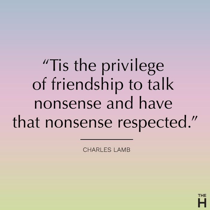 charles lamb funny friendship quote