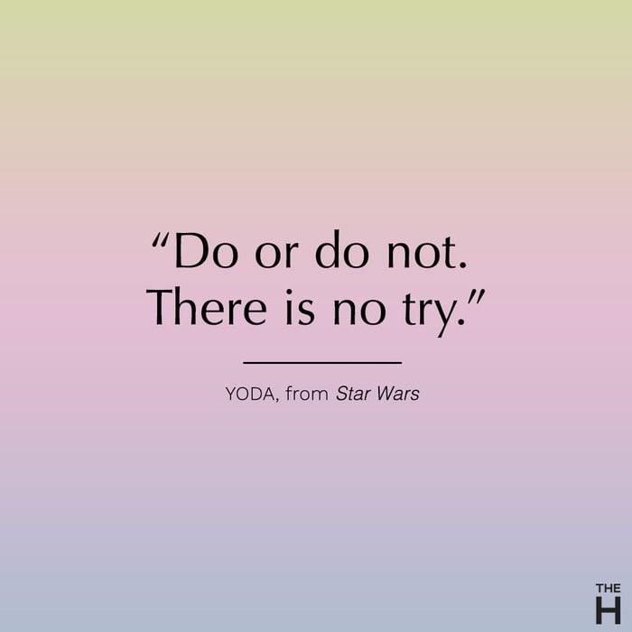 yoda funny motivational quote