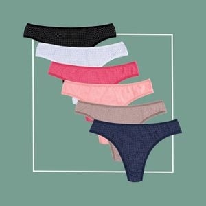 knitlord cotton thong underwear