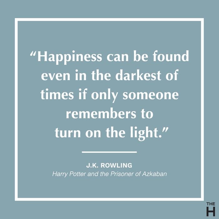 J.K. Rowling Positive Thinking Quote from Harry Potter