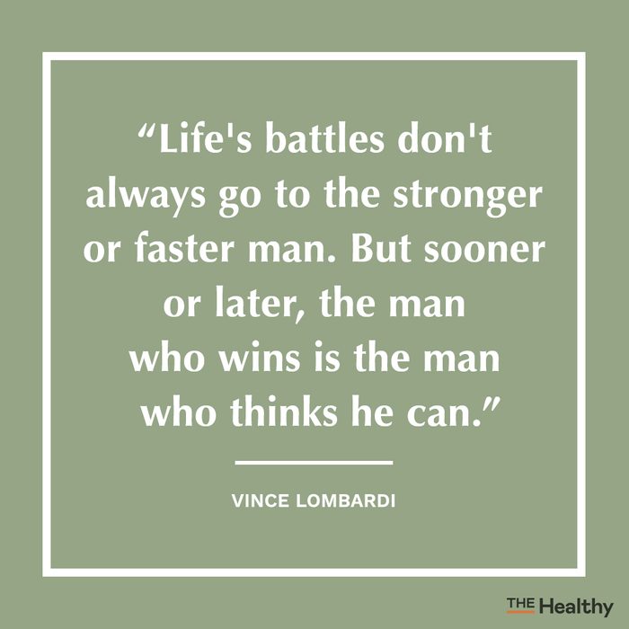 vince lombardi positive thinking quote