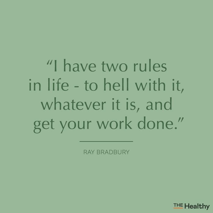 ray bradbury self motivation quote