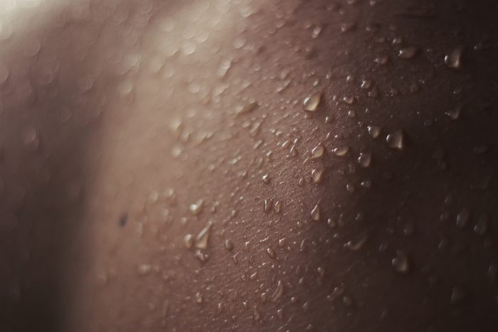 Full Frame Shot Of Sweat On Skin