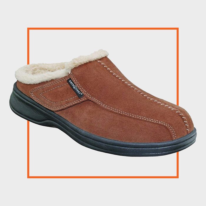 Orthofeet Asheville Leather Slippers