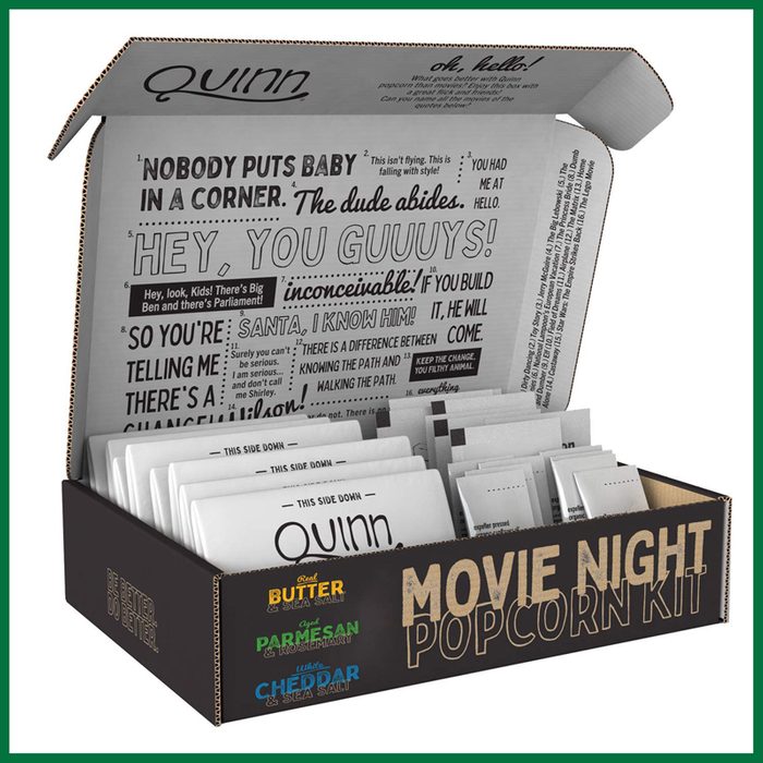 Quinn Movie Night Microwave Popcorn Variety Pack