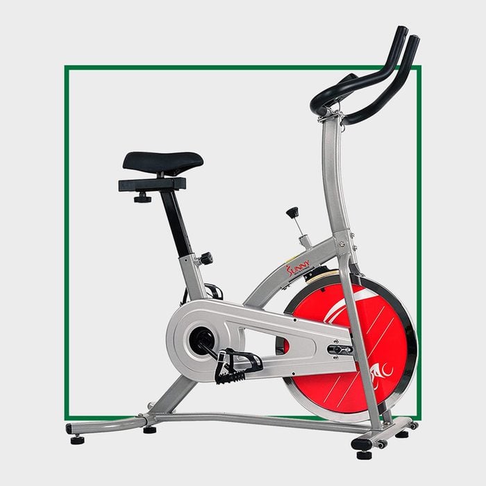 Sunny Health & Fitness Indoor Exercise Stationary Bike with Digital Monitor
