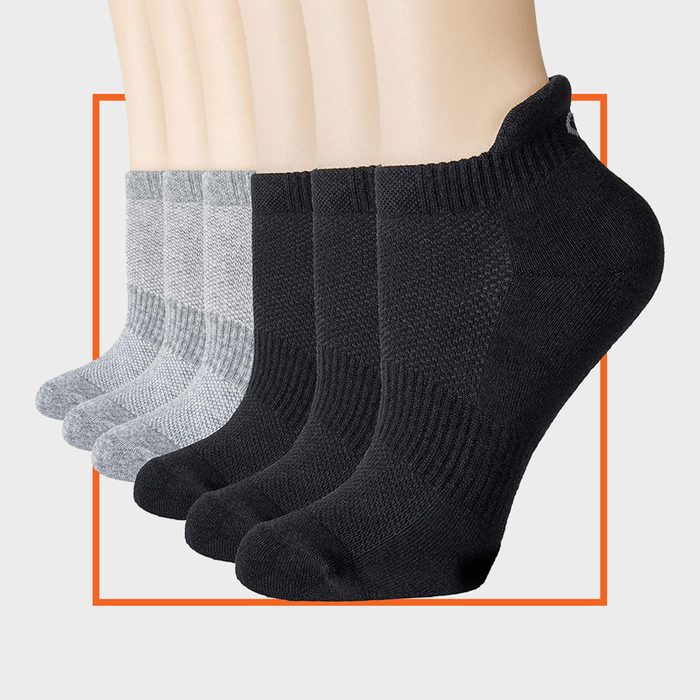 CelerSport Ankle Athletic Running Socks (6 Pairs)