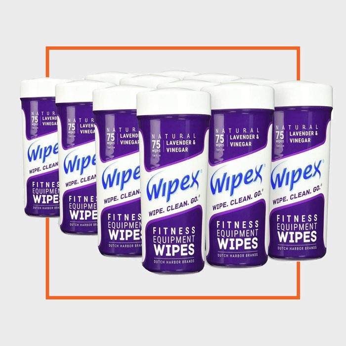 Wipex Natural Gym & Fitness Equipment Wipes for Personal Use, 75 Count 