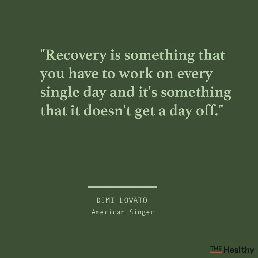 short positive recovery quotes