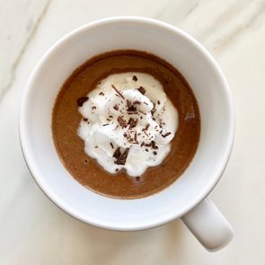 healthy vegan hot chocolate